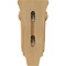 Ekena Millwork 4 3/4"W x 1 3/4"D x 10"H Small Traditional Pilaster Wood Corbel, Red Oak CORW05X02X10PTRO - alternate 2